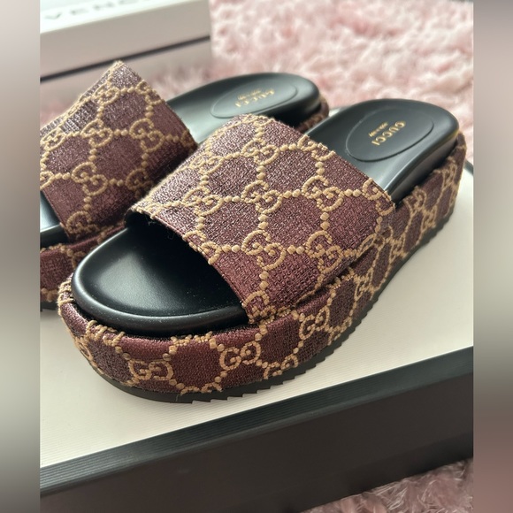 Gucci platform sandals women’s size 7 - Picture 7 of 8